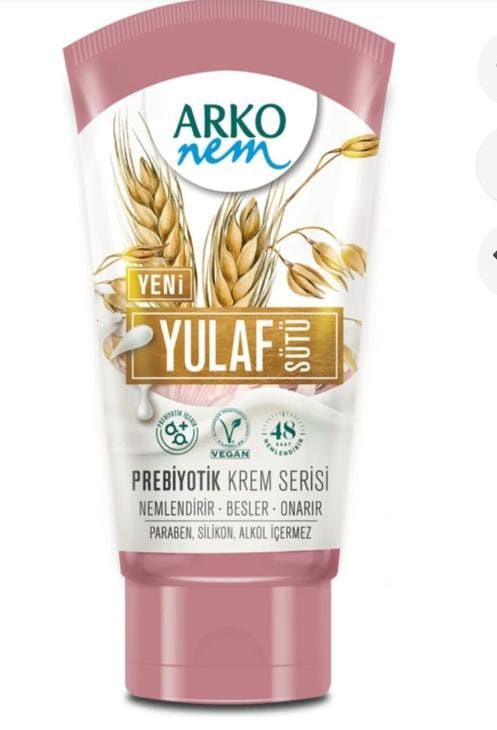  Arko Nem Prebiyotik Krem Serisi Yulaf Sütü 60 ml