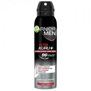 Garnier Men Ultra Kuru Aerosol Sprey deodorant 150 Ml