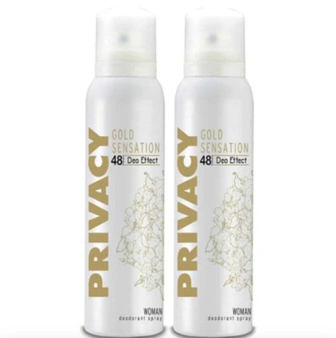 Privacy Gold Sensation Women 150 ml Deo 2x