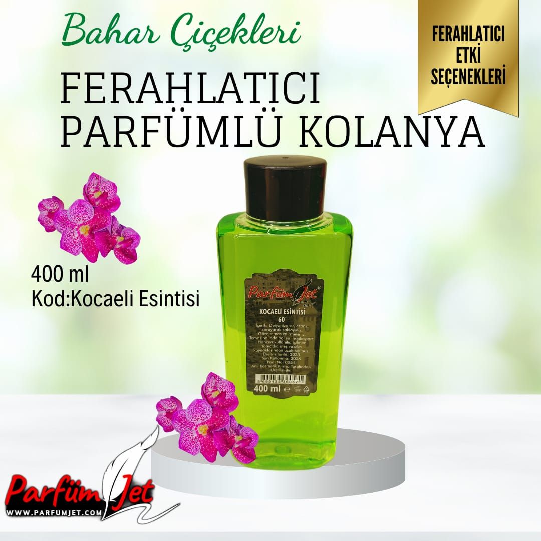 PARFÜMJET KOCAELİ ESİNTİSİ KOLONYASI 400 ML  60 DERECE 